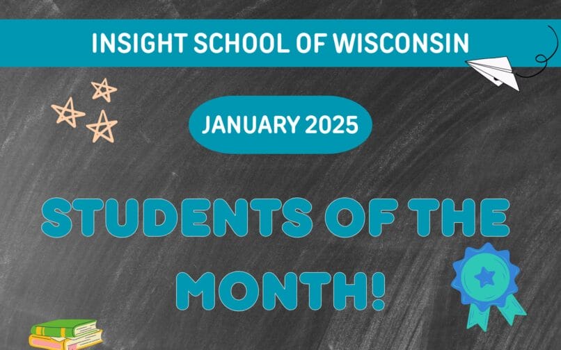 January stuent of the month banner
